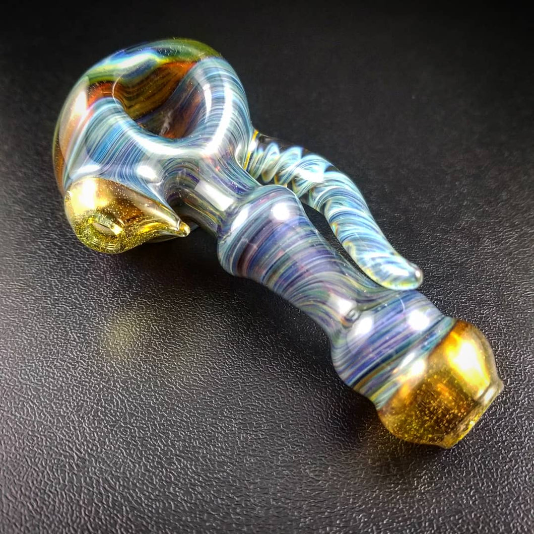 Oats Glass Spoon Pipe #16