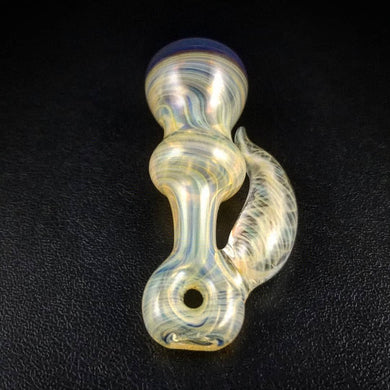 Oats Glass Silver Fumed Chillum Pipe #1