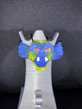 Load image into Gallery viewer, Djinn Glass Lemon Party Orc/Troll/Goblin W. Chip Stack Eyes Pendant