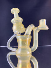 Load image into Gallery viewer, Djinn Glass Rig Vanilla Serum CFL Recycler Rig #18