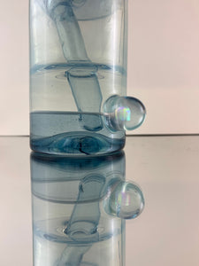 The Glass Mechanic Blue Stardust 2 Tone Sake Bottle Rig