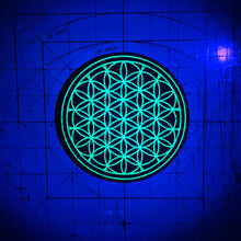 Load image into Gallery viewer, MoodMats 5&quot; Limon Flower Of Life UV