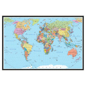 MoodMats World Map 18" Mat