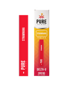 PURE Clear Delta 8 (1 Gram) Disposable Cartridges