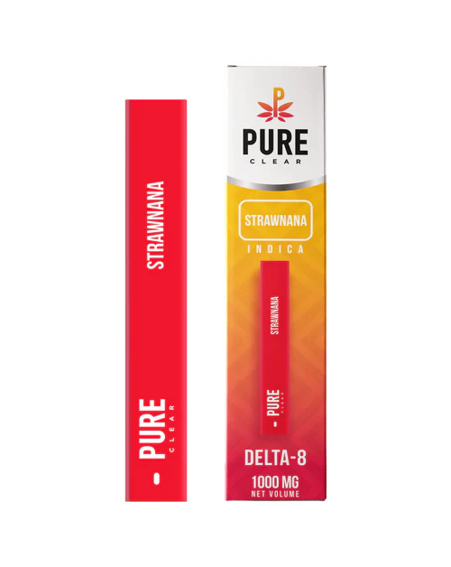 PURE Clear Delta 8 (1 Gram) Disposable Cartridges