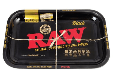 RAW Black Rolling Tray Medium