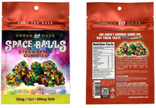 Load image into Gallery viewer, Urban Daze Delta 8 Space Ball Gummies 100mg