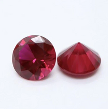 Load image into Gallery viewer, Ruby Pearl Co Ruby Facet Diamond 10mm
