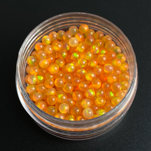 Ruby Pearl Co Pearls X Dopals Opals (Orange Opal) Terpperlen 3mm-5mm