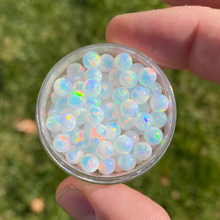Laden Sie das Bild in den Galerie-Viewer, Ruby Pearl Co Pearls X Dopals Opals (Weißer Opal) Terpperlen 3mm-5mm