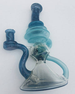 Blueberry503 Glass X Chip Glass Recycler Rig Set
