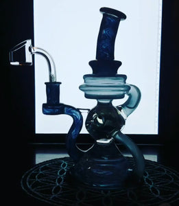 Blueberry503 Glass X Chip Glass Recycler Rig Set