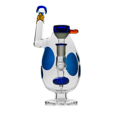 HEMPER Blue Spotted Yoshi Egg Water Pipe Rig 7