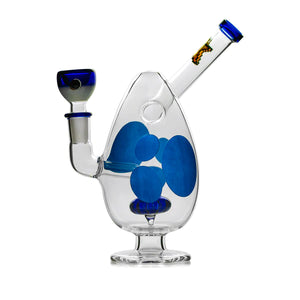 HEMPER Blue Spotted Yoshi Egg Water Pipe Rig 7"