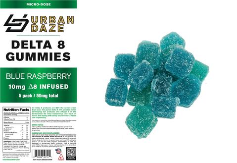Urban Daze Delta 8 Gummies 50 mg