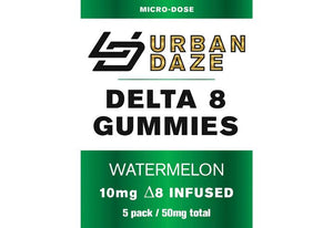 Urban Daze Delta 8 Gummies 50 mg