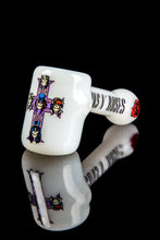 Load image into Gallery viewer, Grav X Guns N Roses White Hammer Bowl Pipe