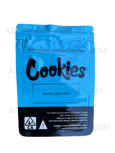 Load image into Gallery viewer, Cookies Mylar Ziplock Baggies 3.5 Gram