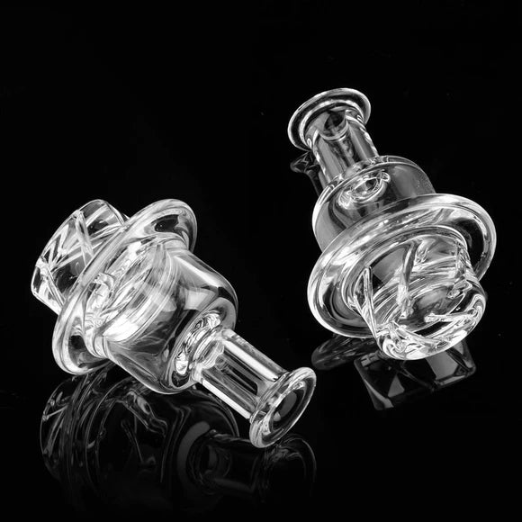 Smokea Flat Top Spinner Carb Cap Clear 24mm V2