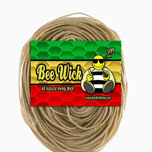 Bee Wick Hemp Wick 100% Organic Hemp 10ft - 420ft