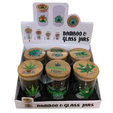 Bamboo & Glass Jars