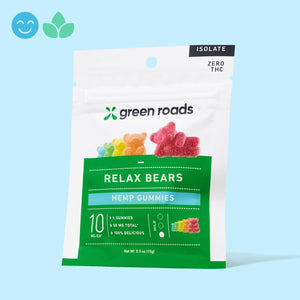 Green Roads CBD Hemp Relax Bears - (5ct) 50mg
