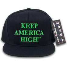 Load image into Gallery viewer, KEEP AMERICA HIGH Snap Back Hats 1-3