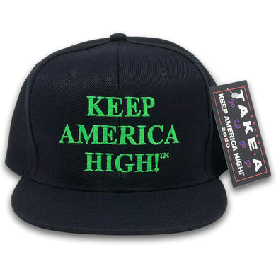 KEEP AMERICA HIGH Snap Back Hüte 1-3