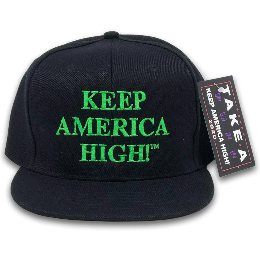 KEEP AMERICA HIGH Snap Back Hats 1-3