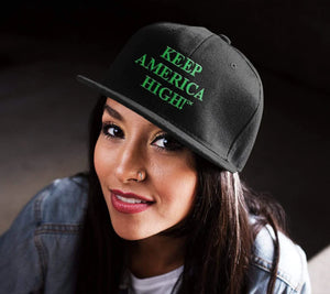 KEEP AMERICA HIGH Snap Back Hats 1-3