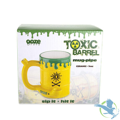OOZE Toxic Waste Barrel Ceramic Drink & Smoke Mug