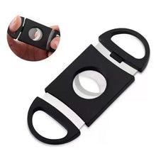 Load image into Gallery viewer, Portable Pocket Cigar Cutter Stainless Steel Blade Cigars Tools