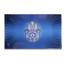 Load image into Gallery viewer, Syndicate &quot;HAMSA BLUE&quot; Glass Rolling Trays